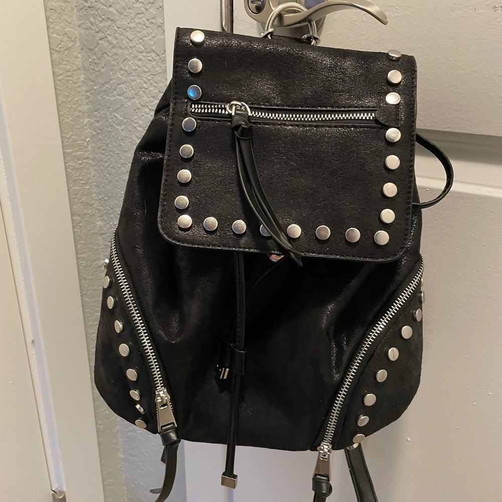 Zara studded small backpack